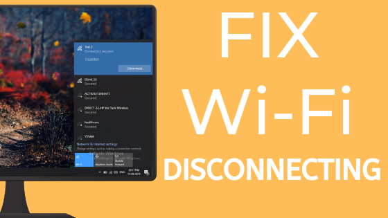 fix WiFi Keeps Disconnecting